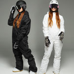 New jumpsuit women snowboard waterproof Outerwear High Quality Ski Suit Men And Women Skiing Jackets +Pants Outdoor Ski Suits