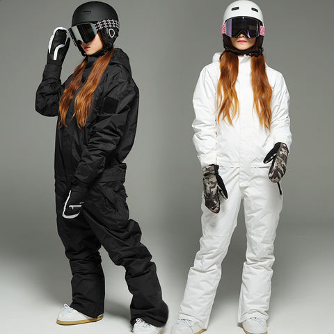 New jumpsuit women snowboard waterproof Outerwear High Quality Ski Suit Men And Women Skiing Jackets +Pants Outdoor Ski Suits