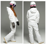 New jumpsuit women snowboard waterproof Outerwear High Quality Ski Suit Men And Women Skiing Jackets +Pants Outdoor Ski Suits