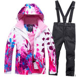 Kids Ski Suit Children Brands Windproof Waterproof Warm Girls Boys Snow Set Pants Winter Skiing Snowboarding Jacket Child Hooded