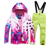 Kids Ski Suit Children Brands Windproof Waterproof Warm Girls Boys Snow Set Pants Winter Skiing Snowboarding Jacket Child Hooded