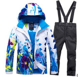 Kids Ski Suit Children Brands Windproof Waterproof Warm Girls Boys Snow Set Pants Winter Skiing Snowboarding Jacket Child Hooded