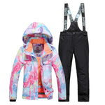 High Quality Kids Ski Suit Super Warm Boys Girls Ski Jacket Pants Set Waterproof Snowboarding Jacket Winter Children Skiing Suit