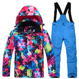 High Quality Kids Ski Suit Super Warm Boys Girls Ski Jacket Pants Set Waterproof Snowboarding Jacket Winter Children Skiing Suit