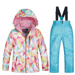 2019 Kids Ski Suit Children Brands Windproof Waterproof Warm Girls And Boys Snow Set Winter Skiing And Snowboarding Jacket Pants