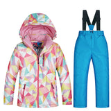 2019 Kids Ski Suit Children Brands Windproof Waterproof Warm Girls And Boys Snow Set Winter Skiing And Snowboarding Jacket Pants