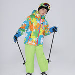 2019 Kids Ski Suit Children Brands Windproof Waterproof Warm Girls And Boys Snow Set Winter Skiing And Snowboarding Jacket Pants