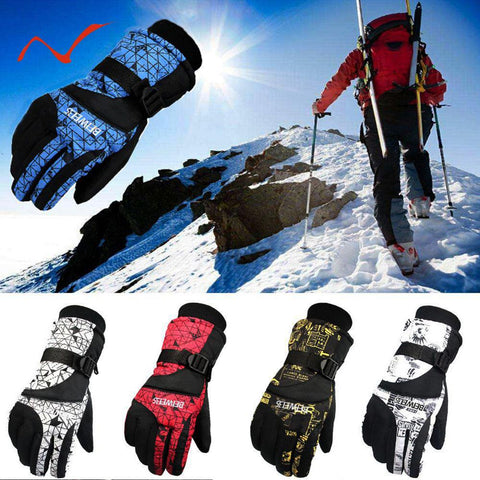 2019 New Winter Warm Gloves Men Ski Gloves Women Snowboard Gloves Snowmobile Motorcycle Riding Winter Gloves Windproof