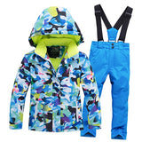 2020 Hot Sale Brand Boys/Girls Ski Suit Waterproof Pants+Jacket Set Winter Sports Thickened Clothes Children's Ski Suits