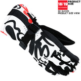 As Fish Winter -30 Thicken Ski Gloves Men Women Children Windproof Waterproof Adjustable Snowboard Climbing Snow Gloves