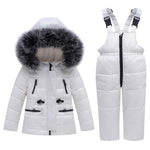New Winter Children Ski Suit Baby Boy Girl Clothing Set Warm Down Jacket Coat Snowsuit Kids Clothes Ski Overalls Overcoat
