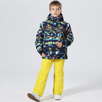 2019 Ski Suit Kids Thicken Winter Suit Children Snowboard Suit Children Ski Suit For Girls Ski Jacket Snowboard Snow Suit Warm