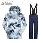2019 Ski Suit Kids Thicken Winter Suit Children Snowboard Suit Children Ski Suit For Girls Ski Jacket Snowboard Snow Suit Warm