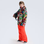 Winter Snow Suit for Kids Sets Skiing Jacket Boy Children Ski Suit Warm Snowboard Waterproof Windproof Skis Clothing