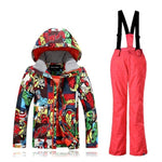 Winter Snow Suit for Kids Sets Skiing Jacket Boy Children Ski Suit Warm Snowboard Waterproof Windproof Skis Clothing