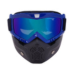 Reedocks Skiing Goggles Modular Mask Detachable Mouth Filter Men Women Ski Snowmobile Snowboard Goggles Snow Winter Ski Glasses