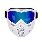 Reedocks Skiing Goggles Modular Mask Detachable Mouth Filter Men Women Ski Snowmobile Snowboard Goggles Snow Winter Ski Glasses