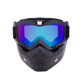 Reedocks Skiing Goggles Modular Mask Detachable Mouth Filter Men Women Ski Snowmobile Snowboard Goggles Snow Winter Ski Glasses