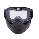 Reedocks Skiing Goggles Modular Mask Detachable Mouth Filter Men Women Ski Snowmobile Snowboard Goggles Snow Winter Ski Glasses