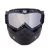 Reedocks Skiing Goggles Modular Mask Detachable Mouth Filter Men Women Ski Snowmobile Snowboard Goggles Snow Winter Ski Glasses