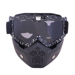Reedocks Skiing Goggles Modular Mask Detachable Mouth Filter Men Women Ski Snowmobile Snowboard Goggles Snow Winter Ski Glasses