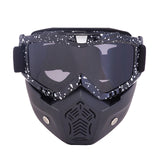 Reedocks Skiing Goggles Modular Mask Detachable Mouth Filter Men Women Ski Snowmobile Snowboard Goggles Snow Winter Ski Glasses