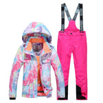 High Quality Kids Ski Suit Super Warm Boys Girls Ski Jacket Pants Set Waterproof Snowboarding Jacket Winter Children Skiing Suit