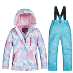 2019 New Kids Ski Suit Children Brands Windproof Waterproof Warm Girls Snow Set Winter Skiing And Snowboarding Jacket For Child